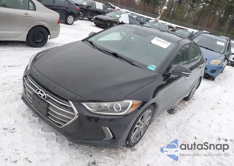 2017 Hyundai Elantra Limited z USA, uszkodzony, nr VIN KMHD84LF7HU105748